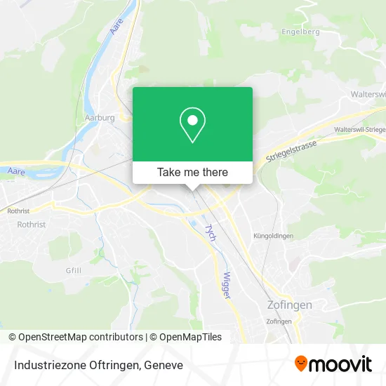 Industriezone Oftringen map