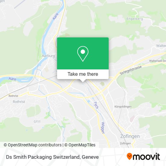Ds Smith Packaging Switzerland map