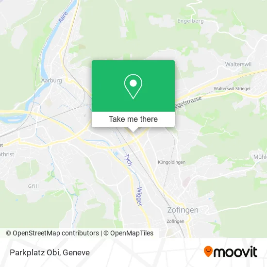 Parkplatz Obi map