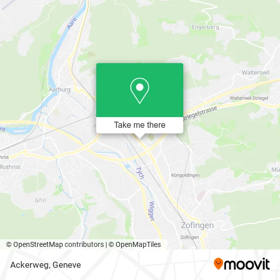 Ackerweg map