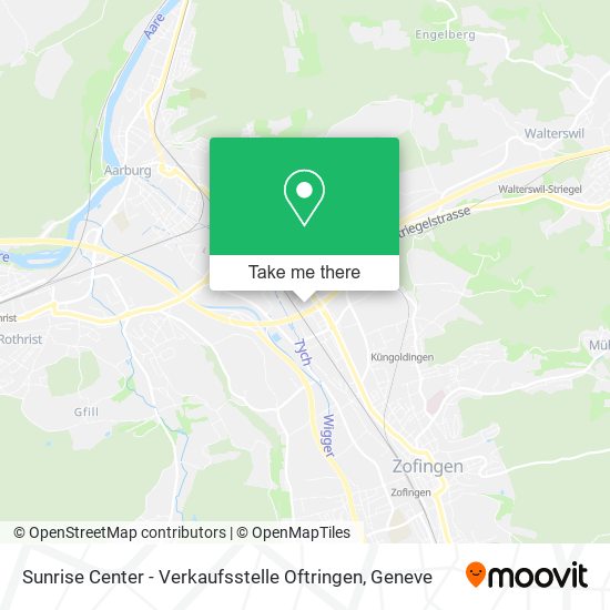 Sunrise Center - Verkaufsstelle Oftringen map