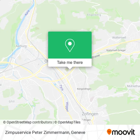 Zimpuservice Peter Zimmermann map
