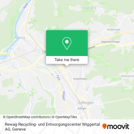 Rewag Recycling- und Entsorgungscenter Wiggertal AG map