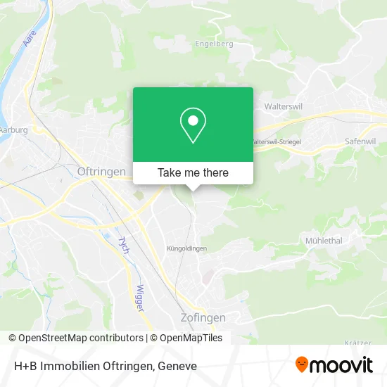 H+B Immobilien Oftringen map