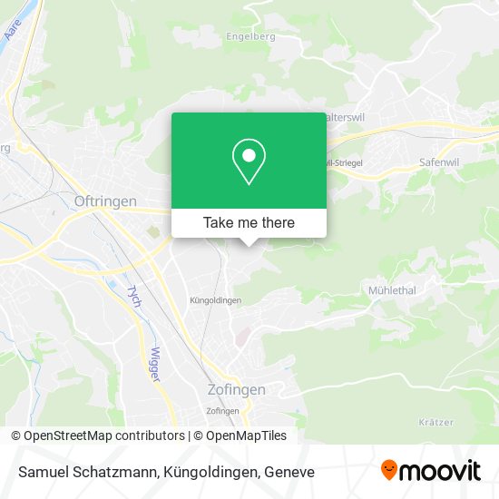 Samuel Schatzmann, Küngoldingen map