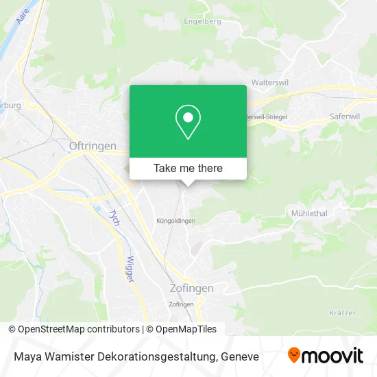 Maya Wamister Dekorationsgestaltung map