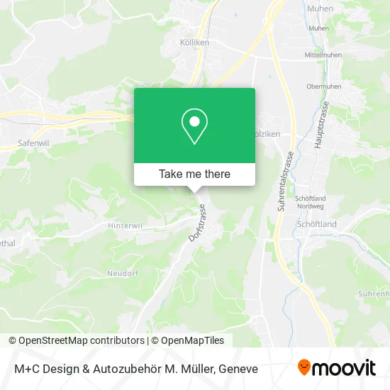 M+C Design & Autozubehör M. Müller map