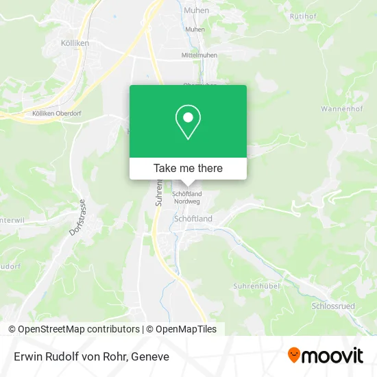 Erwin Rudolf von Rohr map