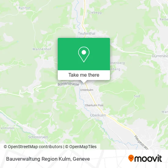 Bauverwaltung Region Kulm map