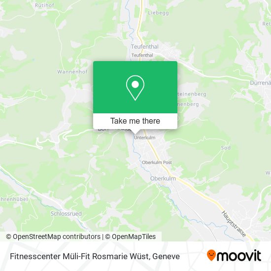 Fitnesscenter Müli-Fit Rosmarie Wüst map