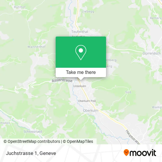 Juchstrasse 1 map