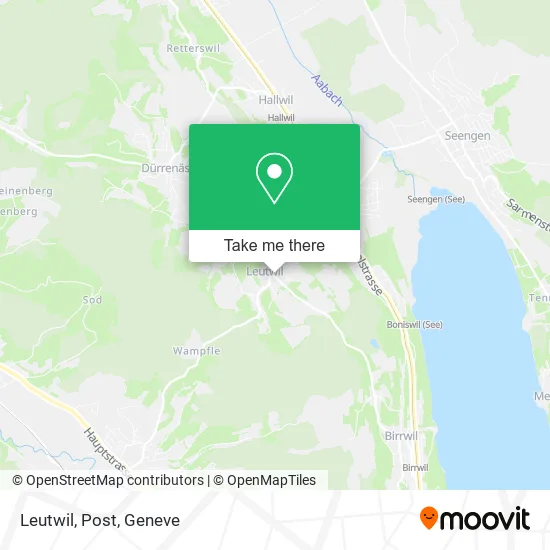 Leutwil, Post map