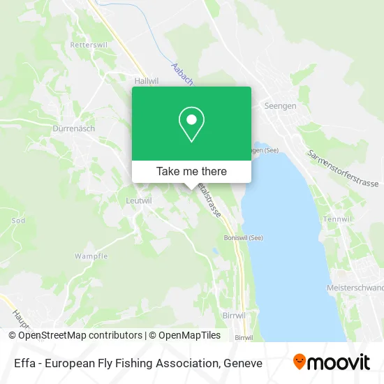 Effa - European Fly Fishing Association map