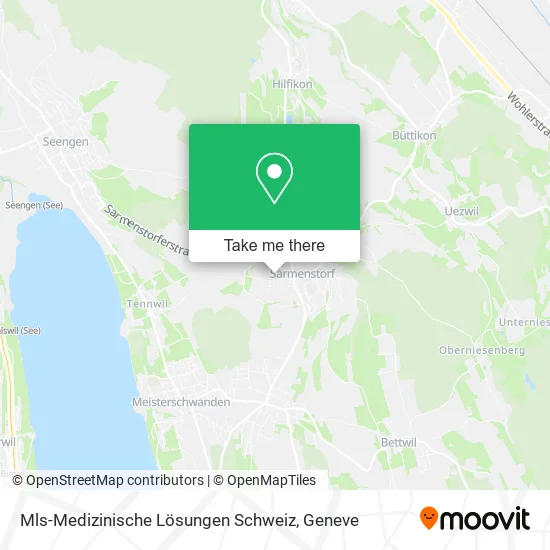 Mls-Medizinische Lösungen Schweiz map