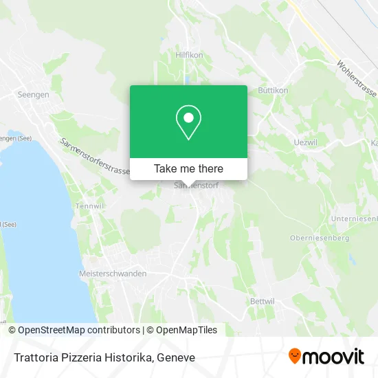 Trattoria Pizzeria Historika map