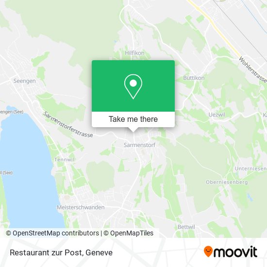 Restaurant zur Post map