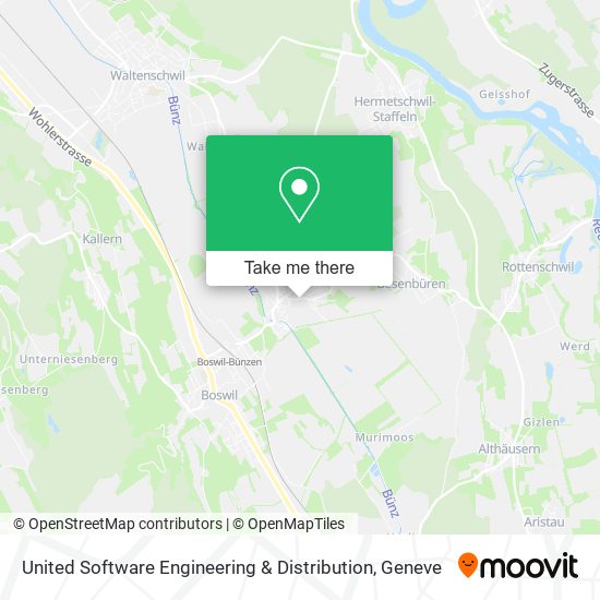 United Software Engineering & Distribution map