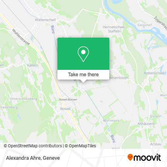 Alexandra Ahre map