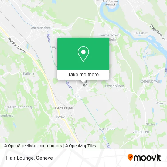 Hair Lounge map