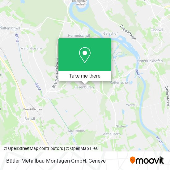 Bütler Metallbau-Montagen GmbH map