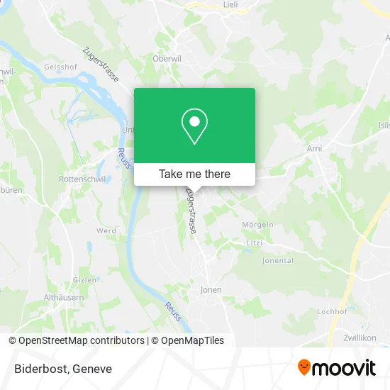 Biderbost map