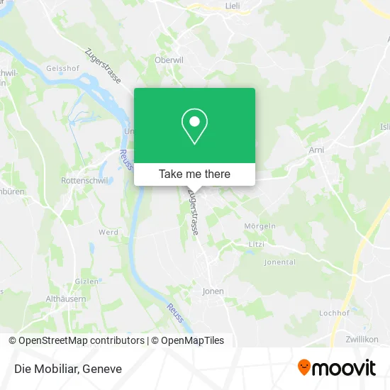 Die Mobiliar map