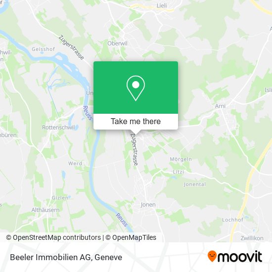 Beeler Immobilien AG map