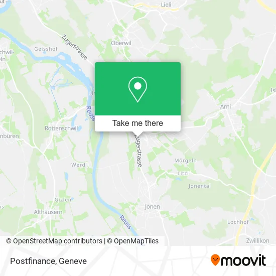 Postfinance map