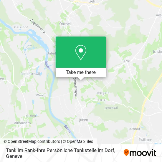 Tank im Rank-Ihre Persönliche Tankstelle im Dorf map