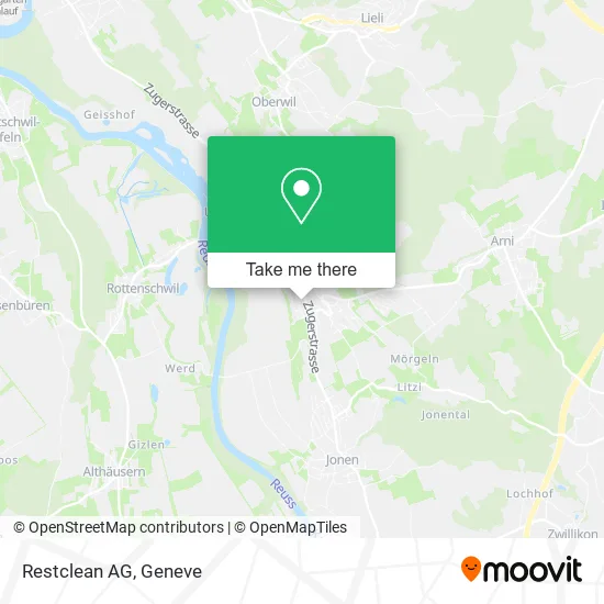 Restclean AG map