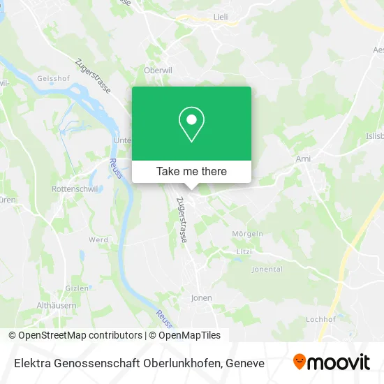 Elektra Genossenschaft Oberlunkhofen map