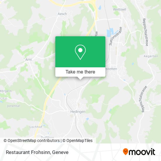Restaurant Frohsinn map
