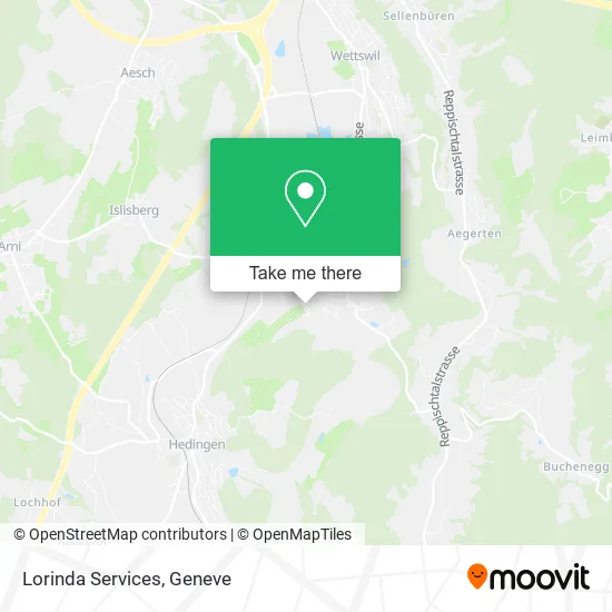 Lorinda Services map