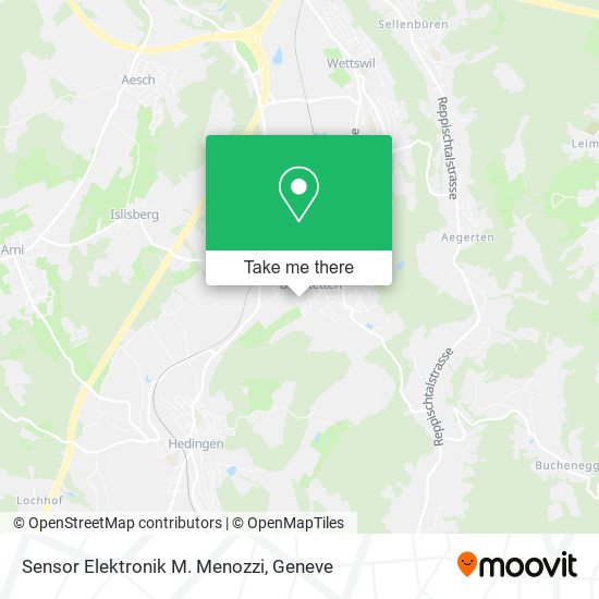 Sensor Elektronik M. Menozzi map