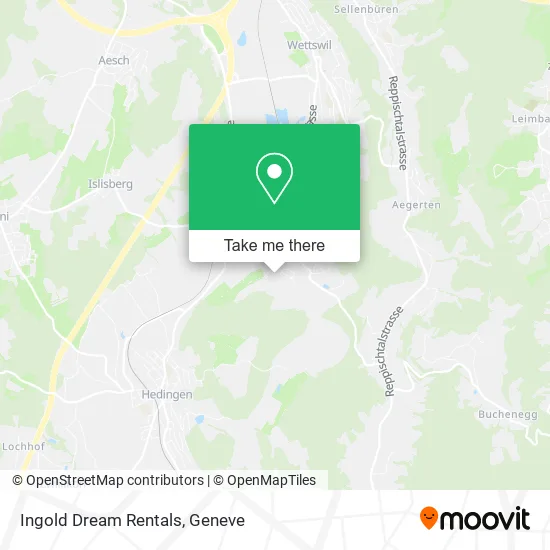 Ingold Dream Rentals map