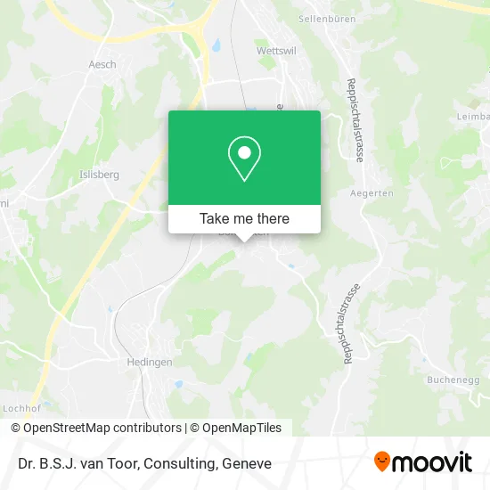 Dr. B.S.J. van Toor, Consulting map