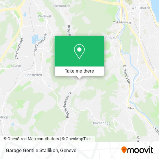 Garage Gentile Stallikon map