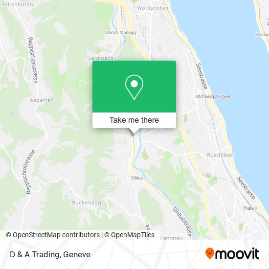 D & A Trading map