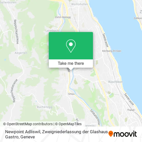 Newpoint Adliswil, Zweigniederlassung der Glashaus Gastro map