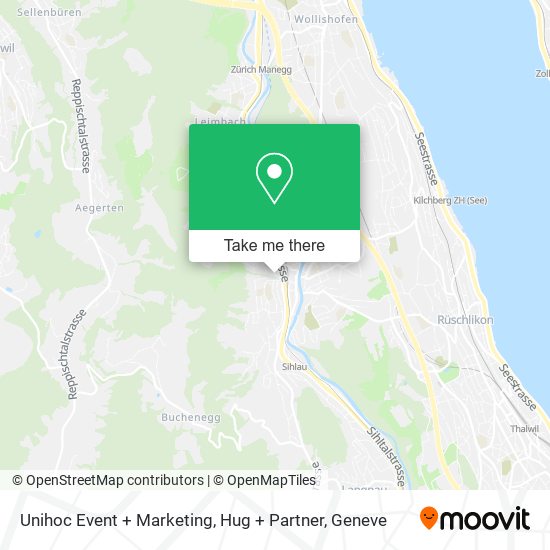 Unihoc Event + Marketing, Hug + Partner map