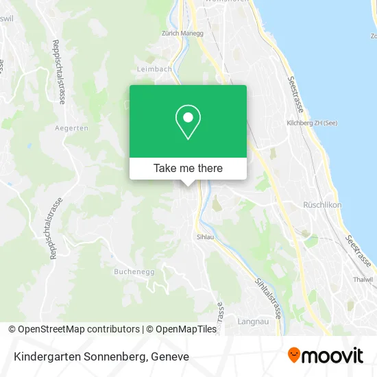 Kindergarten Sonnenberg map