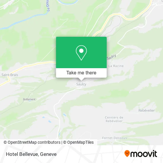 Hotel Bellevue map