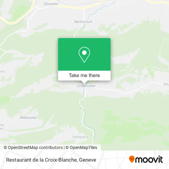 Restaurant de la Croix-Blanche map