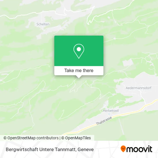 Bergwirtschaft Untere Tannmatt map