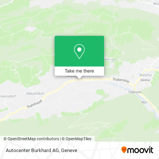 Autocenter Burkhard AG map