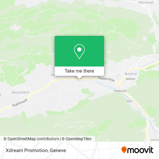Xdream Promotion map