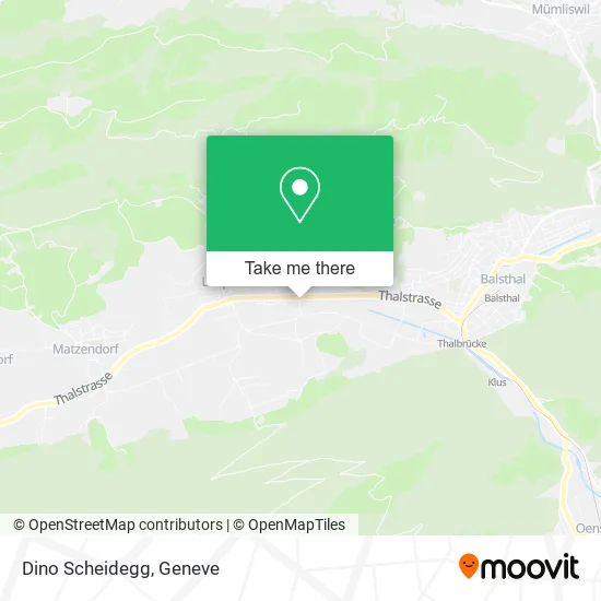Dino Scheidegg map
