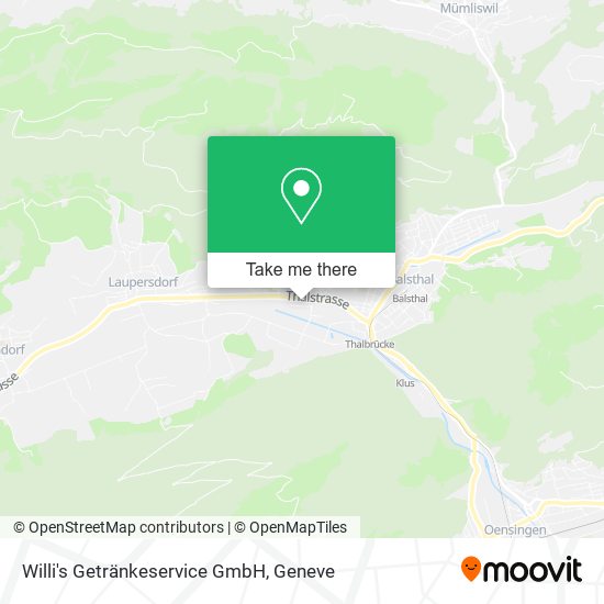 Willi's Getränkeservice GmbH map