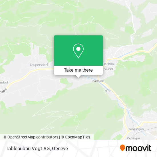 Tableaubau Vogt AG plan