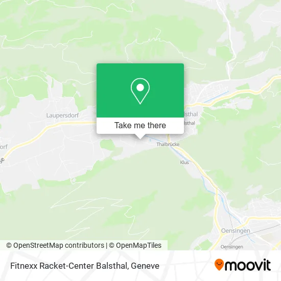 Fitnexx Racket-Center Balsthal map
